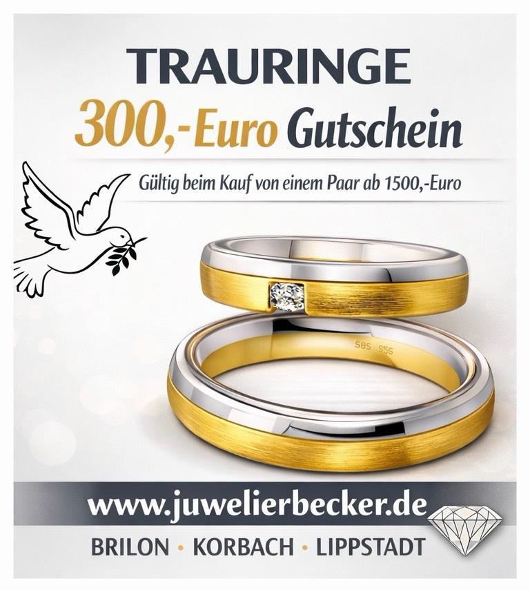 Trauringe Eheringe Gold 585/333/750 | 300€ Gutschein