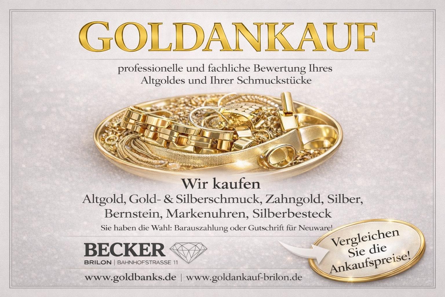 Gold & Silber Ankauf - Barzahlung vor Ort