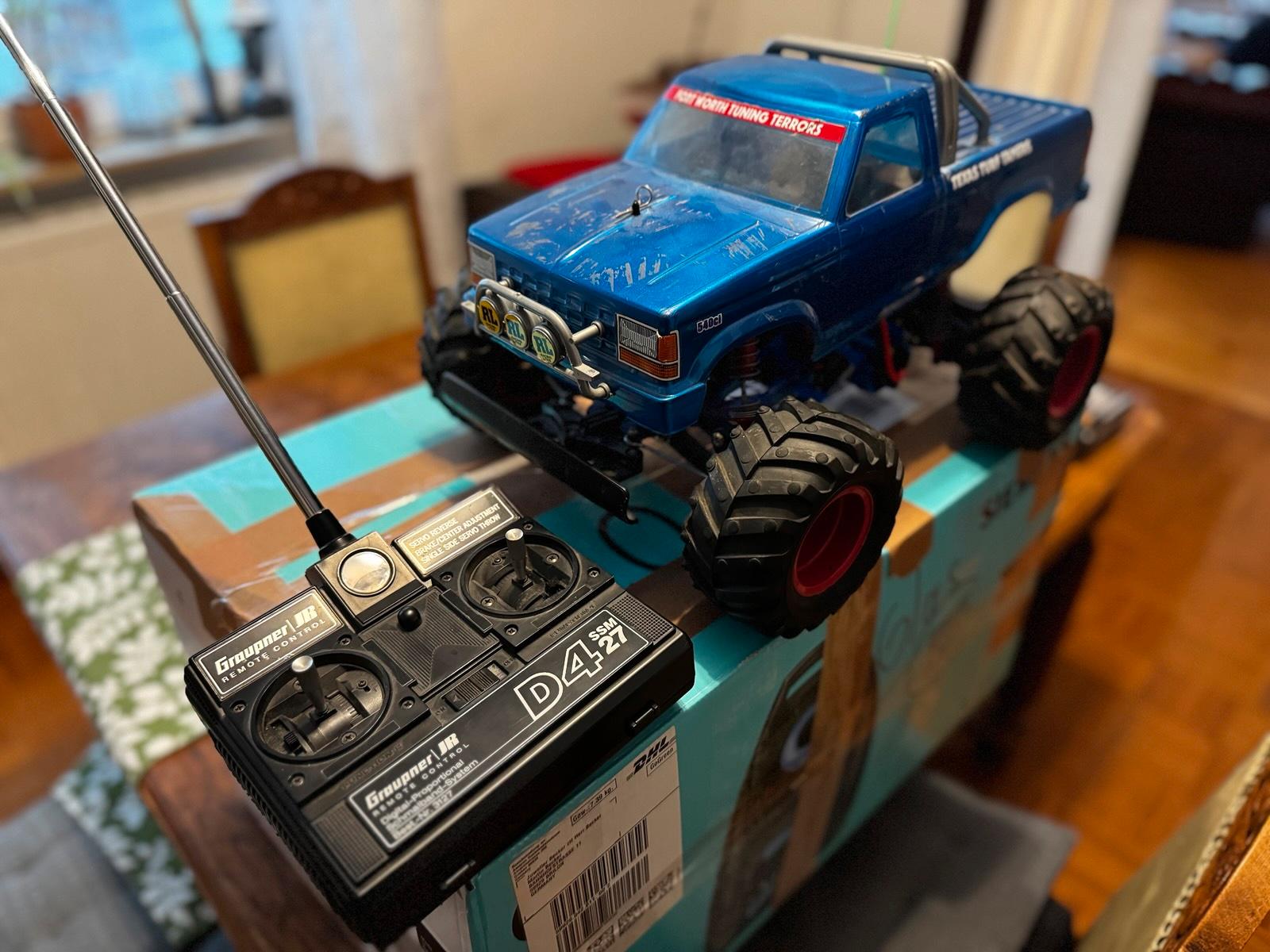 Vintage Tamiya Bush Devil RC-Car, 35 Jahre alt